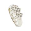 Image 4 : 14KT White Gold 0.70ctw Diamond Ring