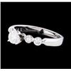 Image 1 : 18KT White Gold 0.90ctw Diamond Ring