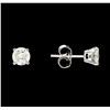 Image 2 : 14KT White Gold 1.15ctw Diamond Earrings