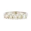 Image 2 : 14KT White Gold 1.11ctw Diamond Wedding Ring