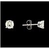 Image 2 : 14KT White Gold 1.12ctw Diamond Earrings