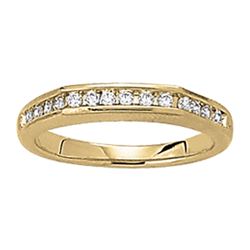 14kt gold 3.56 gram Wedding Bands/Channel Set