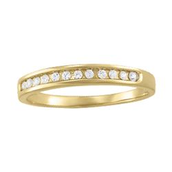14kt gold 2.14 gram Wedding Bands/Channel Set