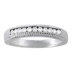 14kt gold 4.44 gram Wedding Bands/Channel Set