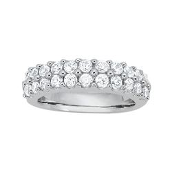 14kt gold 5.9 gram Wedding Bands/Pave