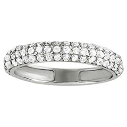 14kt gold 2.81 gram Wedding Bands/Pave