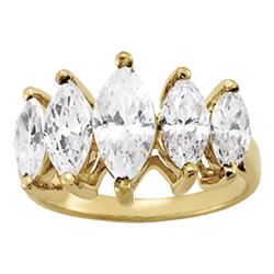 14kt gold 4.14 gram Wedding Bands/Fancy Shape/Marquise