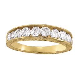 14kt gold 4.04 gram Wedding Bands/Channel Set