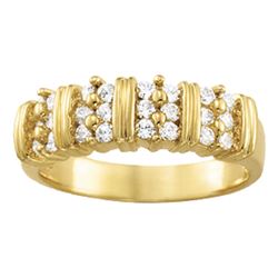 14kt gold 5.86 gram Wedding Bands/Bar Set