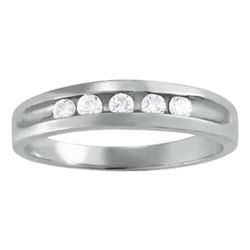 14kt gold 3.18 gram Wedding Bands/Channel Set