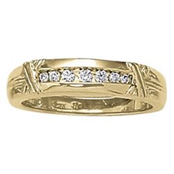 14kt gold 4.82 gram Wedding Bands/Channel Set