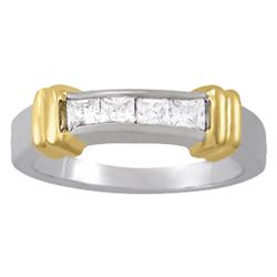 14kt gold 5.01 gram Wedding Bands/Channel Set