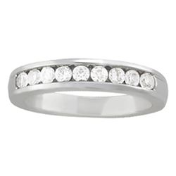 14kt gold 5.3 gram Wedding Bands/Channel Set