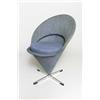Image 1 : PLUS LINJE, Kopenhagen - Verner Panton - Cone-Chair, - gebogenes Stahlblech, Schaumstoffpolste...