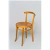 Image 1 : GEBR. THONET GMBH, Wien - Stuhl Stockerl, - Bugholz. Sitzfläche mit verschlungenem Lochmusterba...
