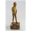 Image 1 : RUDOLF KAESBACH (1873 - 1955) - Figur, - Bronze, patiniert. Auf runder Plinthe stehender Mädche...