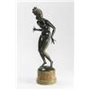 Image 1 : HANS PANZER (1892 - 1964) - Figur - Bronze, patiniert. Auf rundem Marmorsockel stehender, weibl...