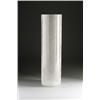 Image 1 : VENINI & C., Murano - Vase, - farbloses Glas mit opaker, spiralförmiger Fadenauflage. H.: 27 cm...