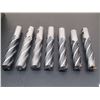 Image 1 : 1" Shank 4 Flute Cobalt/HS End Mills, 7 Total