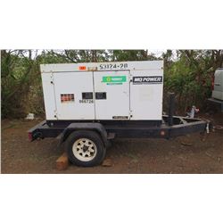 2005 Multiquip DCA-25SSIU2C 20 kW Towable Generator 25 kVA Diesel - Whisperwatt