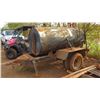 Image 1 : Diesel Fuel Tank on Trailer with Fill Rite Pump and Meter - Approx. 400 Gallons