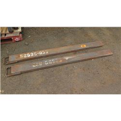 Pair: 6' Forklift Fork Extensions (6 Foot)