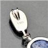Image 2 : Sterling Silver and Blue Stone Pendant