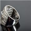 Image 4 : Sterling Silver and Cubic Zirconia Gladiator Ring