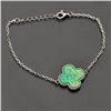 Image 1 : Sterling and Synthetic Opal Bracelet