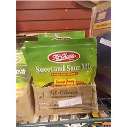 CASE OF SWEET SOUR MIX - CASE CONTAIN 24 X 50 GRAM PACKAGES. . - RETAIL APPROX. $50