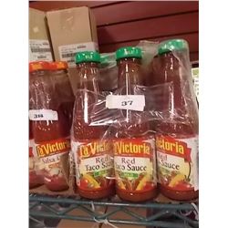 HOT SAUCE -"LA VICTORIA" - 6 X8 OZ - SALSA BRAVA - -MILD