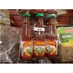 HOT SAUCE -"LA VICTORIA" - 6 X8 OZ - SALSA BRAVA -MILD