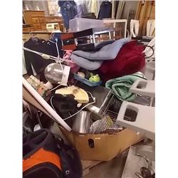 SKID LOT ASSORTED ITEMS - CLOTING, SHOES AND MORE