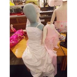 BRIDES MAIDS DRESS - WITHPINK RIBBON