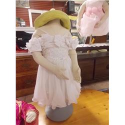 PRETTY LITTLE GIRL DRESS - PINK FLOWERS