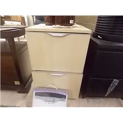 CABINET - 2 DRAWER - WITH FILES