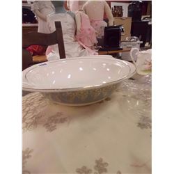 BONE CHINA LARGE SERVING BOW - "CROWNFORD BURSLEM - MADE IN ENGLAND"