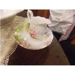 BONE CHINA CREAMER DISH & BOWL - ROYAL ALBERT BLOSSOM TIME