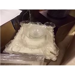 GLASS SALAD BOWL SET - 10 PC
