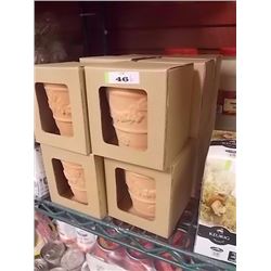 TERRA COTTA PLANT POTS - 6 PER LOT