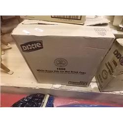 CASE OF DOME LIDS FOR HOT BEVERAGE CUPS - WHITE