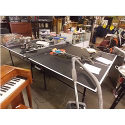 FULL SIZE PING PONG TABLE WITH PADDLES AND BALLS