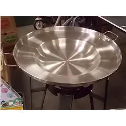LARGE STAINLESS STEEL WOK
