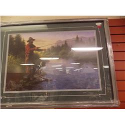 PICTURE - FISHING IN THE WILD - MAN FISHING