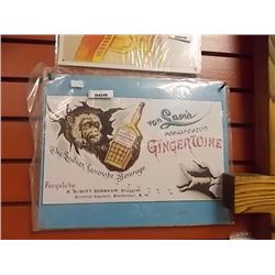 VINTAGE DESIGNED METAL ADVERTISING SIGN