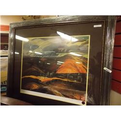 FRAMED LIMITED EDITION PRINT - GROUP OF 7 - AUTUMN - FRANKLIN  - ESTIMATED GALLERY PRICE $