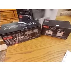 BODIUM BISTRO DOUBLE LAYERED CUPS - RETAIL ESTIMATE - $40