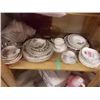 Image 1 : SHELF LOT ASSORTED CHINA PLATES AND MORE