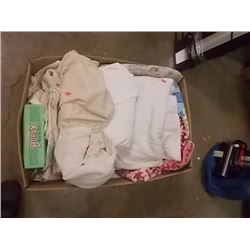 SHELF LOT TABLES CLOTHS AND MORE