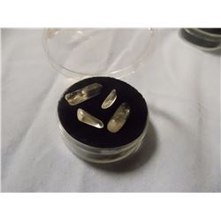 GEM STONES - QUARTZ - POLISHED FREE FORM - 4 PC TTL